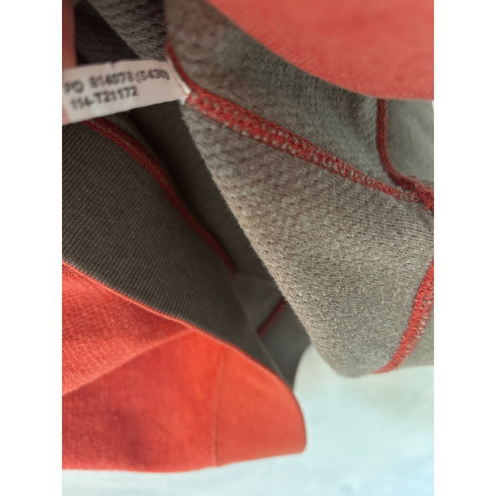 Tommy Bahama Mens Orange Red Quarter Zip Pullover Sweater T21172 XXL - Picture 4 of 8